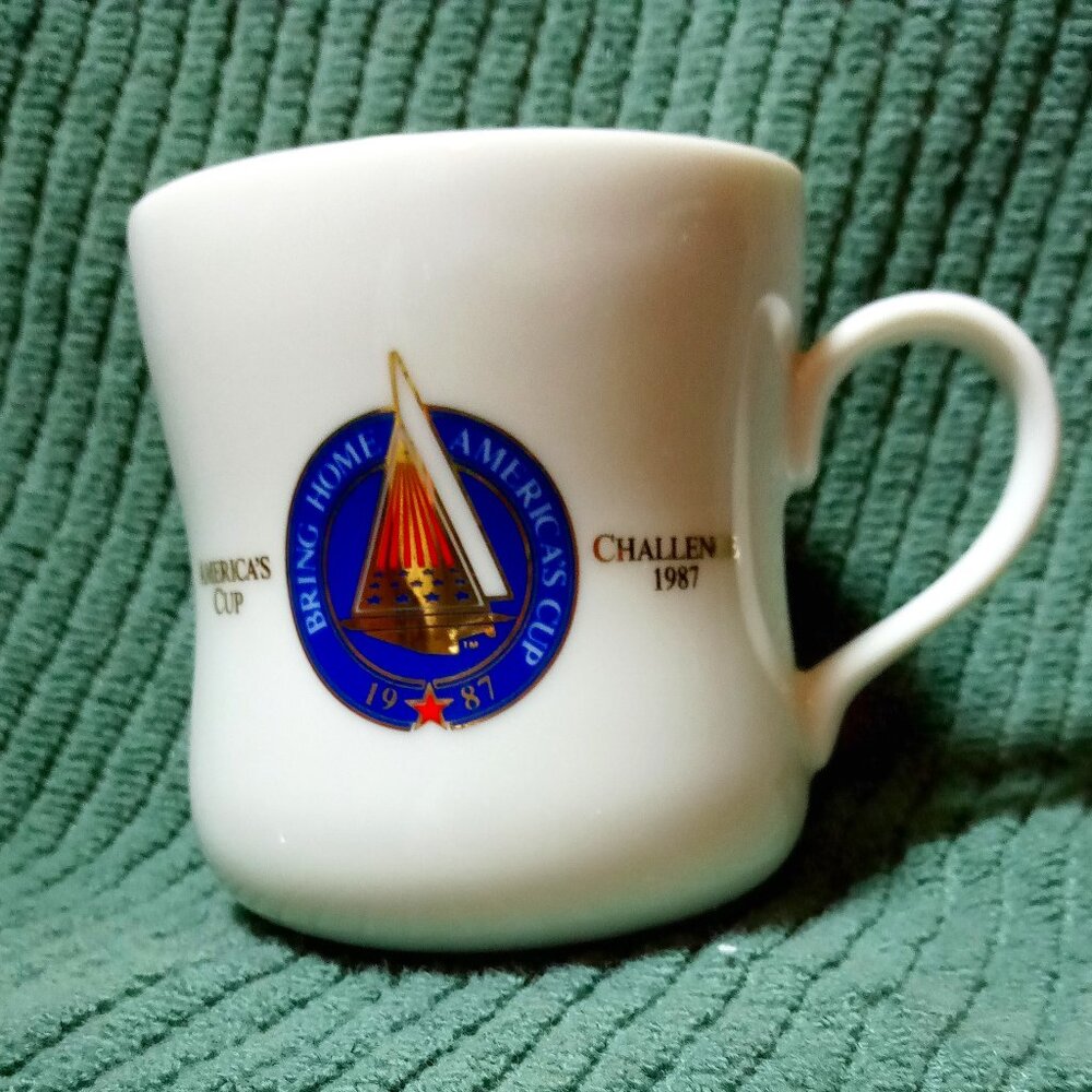 America's Cup 1987 Commemorative Mug